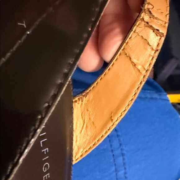 Tommy Hilfiger Black and White Bow Heels - Picture 7 of 10